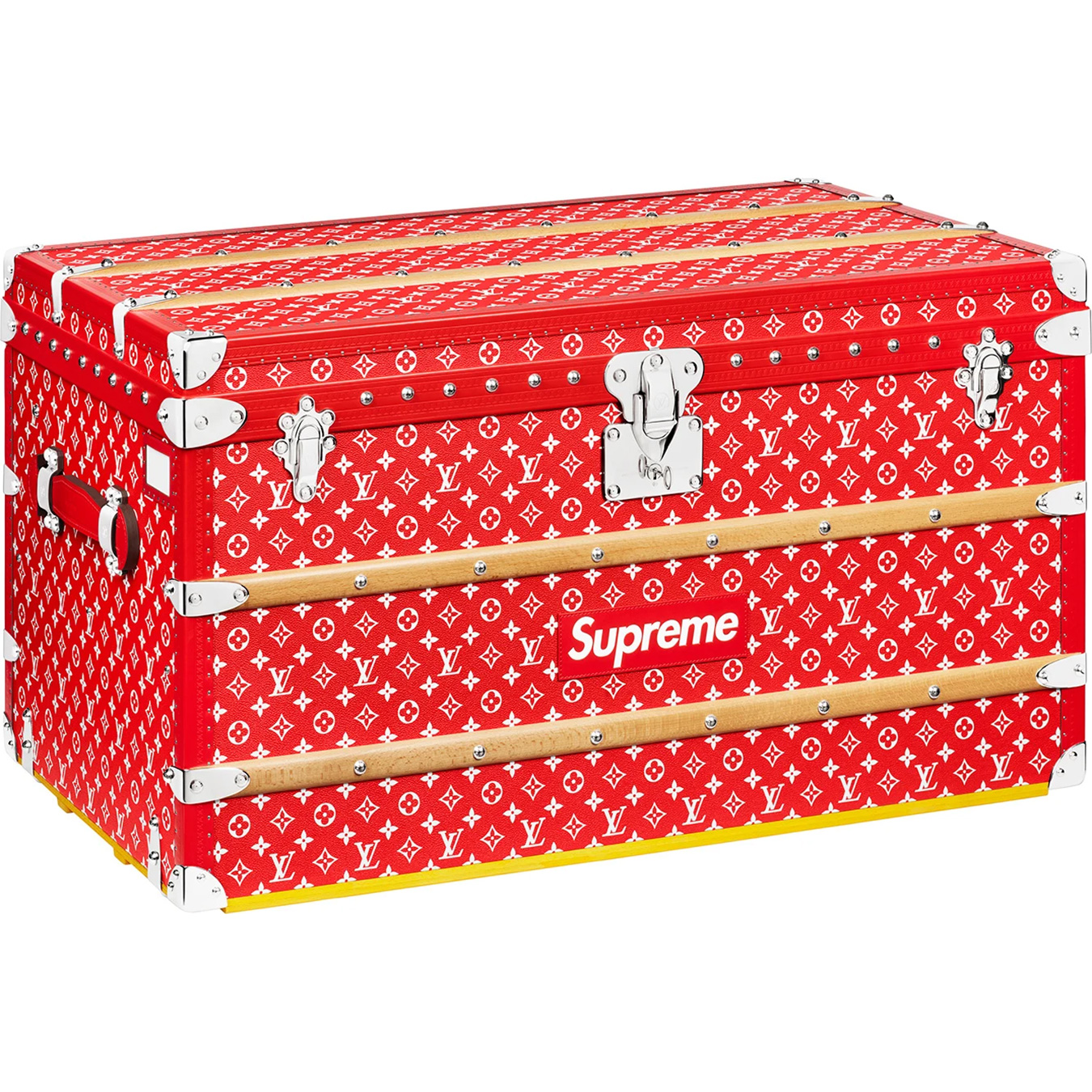 Louis Vuitton/Supreme Malle Courrier 90 Trunk